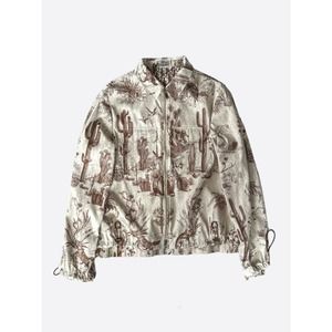 Dior Cactus Jack Brown & White Oblique Jacket